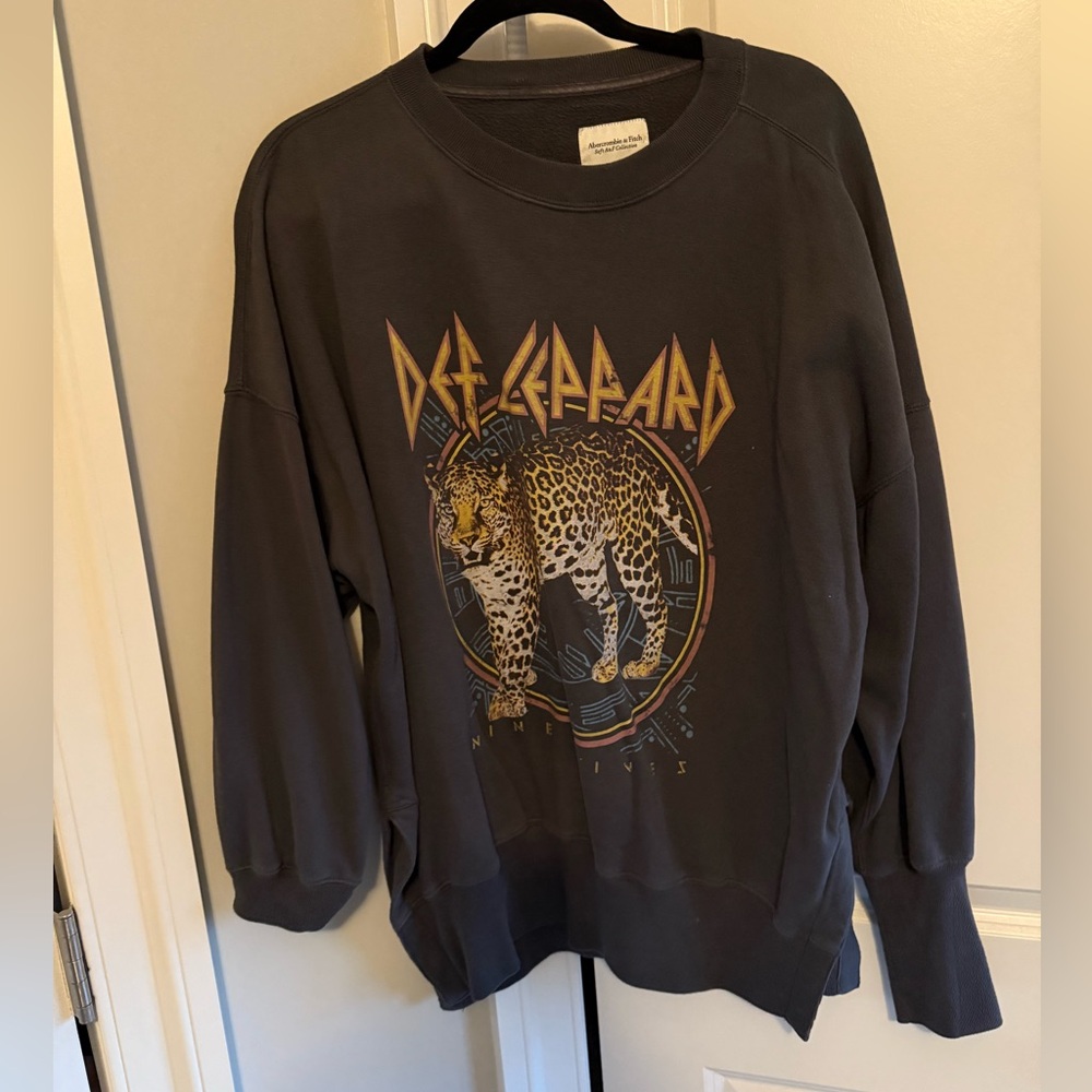 Abercrombie & Fitch Gray Sweatshirt